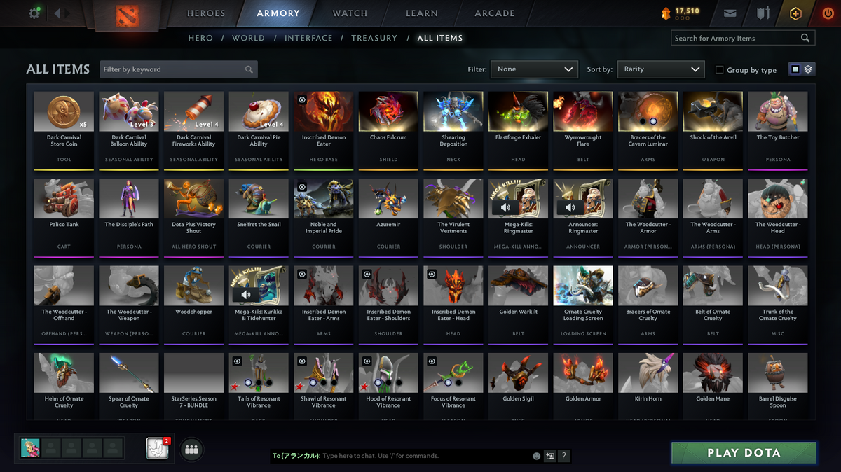 Legend I | MMR: 2977 | Behavior Score: 9583 | Shadowfiend Arcana | Many Immortals | Pudge and Antimage Persona | Ringmaster Announcer | Quick Que | 500 Hours | Old Account | Full Access