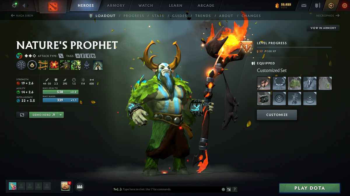Archon I | Behavior Score: 9236 | Nature's Prophet and Templar Assassin Immortal | 4000+ Hours | 1800 Games | Mainpool Account |