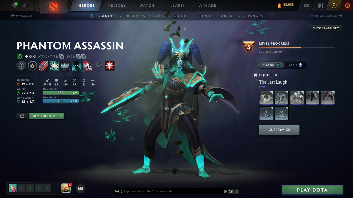 Archon I | Behavior Score: 9236 | Nature's Prophet and Templar Assassin Immortal | 4000+ Hours | 1800 Games | Mainpool Account |