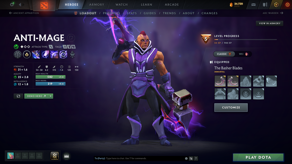 Archon I | MMR: 2407 | Behavior Score: 9107 | Ogre Magi Arcana | Many Immortals Inside | Good Sets | Quick Que | Full Access | Dotaplus Included | Perfect for smurf
