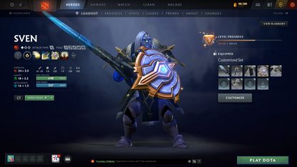 Ancient V | MMR: 4575 | Behavior Score: 10993 | Terrorblade Arcana | Many Immortals | Antimage Persona | Mainpool | Trophy Level: 47 | Old Account | Quick Que