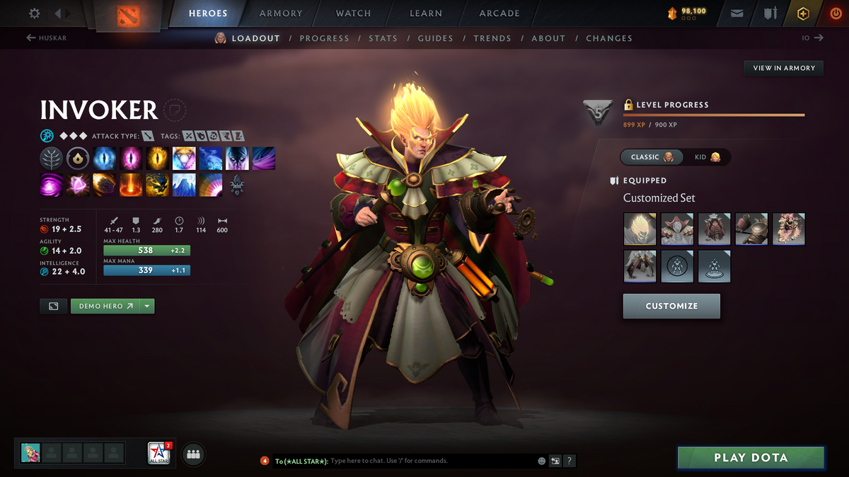 Ancient V | MMR: 4575 | Behavior Score: 10993 | Terrorblade Arcana | Many Immortals | Antimage Persona | Mainpool | Trophy Level: 47 | Old Account | Quick Que