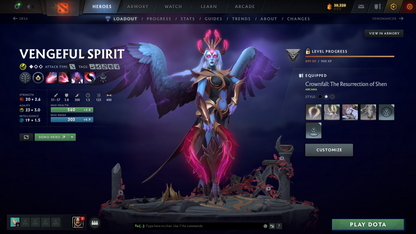 Battlepass TI6, TI7, TI8 | Ancient | Behavior Score: 11470 | Lina, IO, Vengeful Arcana | All Green Immortals | Kunnka Sword | LC Wings | Lion All Green Immortals | Insane Cache Sets | TI7, TI8, TI9 Caches | Insane Immortals | Full Access