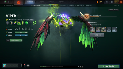 Legend IV | MMR: 3589 | Behavior Score: 7965 | Many Immortals Inside | 430 Hours | 1-3 Min Avg Que Time | Many Sets Inside | Old Account | Full Access | Calibrated
