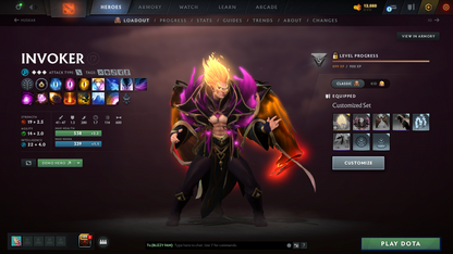 Battlepass TI11 | Legend | Behavior Score: 10401 | Faceless, Razor, Crystal Maiden, Lina, Pudge, Legion Arcana | Primal, Mirana, Antimage, Phantom As, Crystal Persona | Many Immortals | Many Cache Sets | Extremely High Value Account