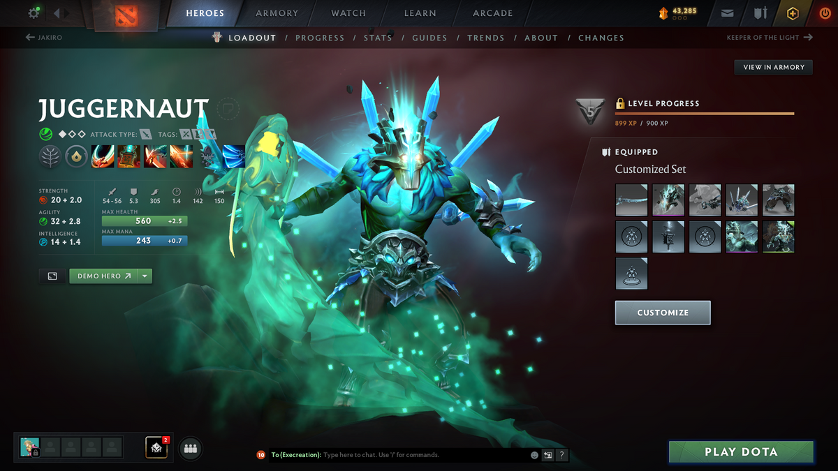 Immortal | 5814 | Behavior Score: 11153 | Juggernaut & Lina Arcana | Invoker, Antimage Persona | Many Many Immortals | Mainpool | Full Access | Super Quick Que | Old Account | Trophy level 61