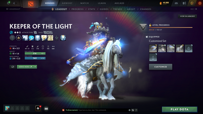 Immortal | 5814 | Behavior Score: 11153 | Juggernaut & Lina Arcana | Invoker, Antimage Persona | Many Many Immortals | Mainpool | Full Access | Super Quick Que | Old Account | Trophy level 61