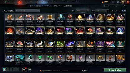 Immortal | 5814 | Behavior Score: 11153 | Juggernaut & Lina Arcana | Invoker, Antimage Persona | Many Many Immortals | Mainpool | Full Access | Super Quick Que | Old Account | Trophy level 61