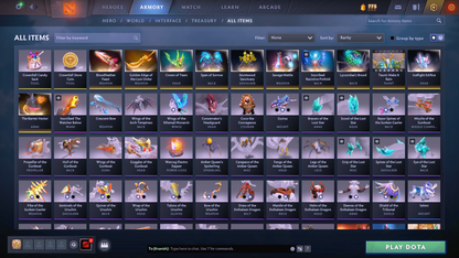 Herald V | MMR: 704 | Behavior Score: 8815 | Mainpool Account | Quick Que Time | Many Immortals, Items & Sets Inside