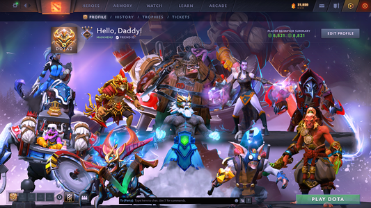 Guardian IV | MMR 1194 | Behavior 8821 | Zeus Arcana | Fully Stacked with Immortals and Exclusive Sets!!!