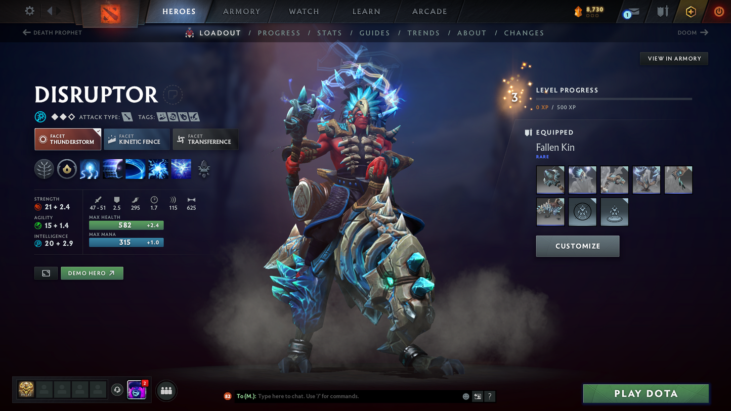 Legend III | MMR: 3308 - Behavior: 4311 (Playable) | Juggernaut Arcana | Invoker Angel of Vex Persona | Many Sets & Items | 750 Hours | Mainpool | LOW PRICE