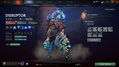 Legend III | MMR: 3308 - Behavior: 4311 (Playable) | Juggernaut Arcana | Invoker Angel of Vex Persona | Many Sets & Items | 750 Hours | Mainpool | LOW PRICE