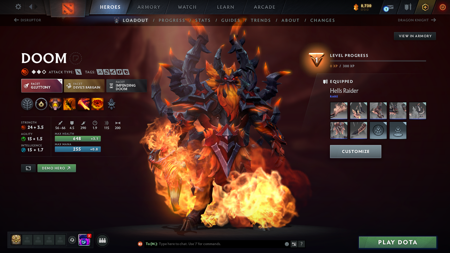 Legend III | MMR: 3308 - Behavior: 4311 (Playable) | Juggernaut Arcana | Invoker Angel of Vex Persona | Many Sets & Items | 750 Hours | Mainpool | LOW PRICE