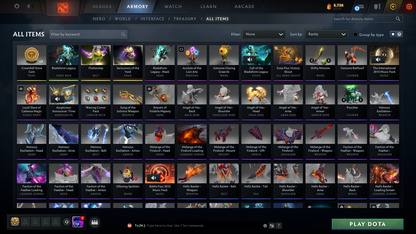 Legend III | MMR: 3308 - Behavior: 4311 (Playable) | Juggernaut Arcana | Invoker Angel of Vex Persona | Many Sets & Items | 750 Hours | Mainpool | LOW PRICE