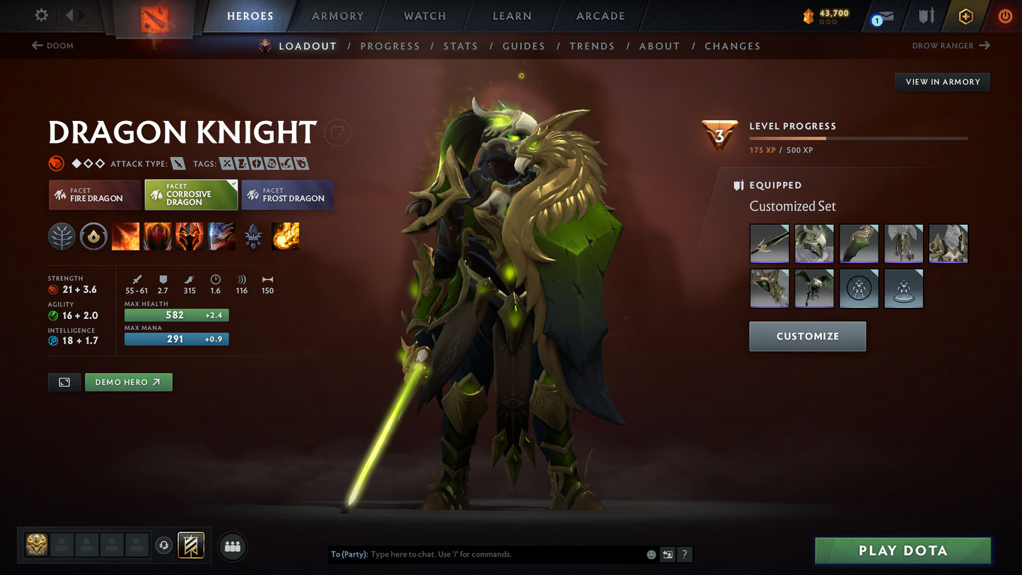 Legend V | MMR: 3609 - Behavior: 3689 (Playable) | 2 Arcanas: Pudge & Zeus | AM Latest Persona | Stacked with Rare Cache Sets & Items | Mainpool | LOW PRICE