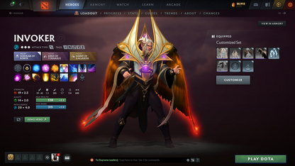 Archon II | MMR: 2466 - Behavior Score: 11969 | Crystal Maiden Arcana | Mirana Persona | Latest Cache Sets | Complete 10th Anniversary Sets | Many Cache Sets & Immortals Inside | Mainpool | Trophy Level: 298 | Full Access