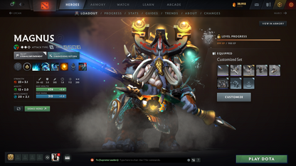 Archon II | MMR: 2466 - Behavior Score: 11969 | Crystal Maiden Arcana | Mirana Persona | Latest Cache Sets | Complete 10th Anniversary Sets | Many Cache Sets & Immortals Inside | Mainpool | Trophy Level: 298 | Full Access