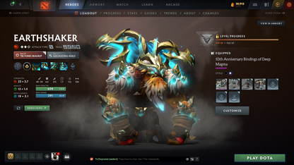 Archon II | MMR: 2466 - Behavior Score: 11969 | Crystal Maiden Arcana | Mirana Persona | Latest Cache Sets | Complete 10th Anniversary Sets | Many Cache Sets & Immortals Inside | Mainpool | Trophy Level: 298 | Full Access