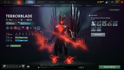 Archon IV | MMR: 2676 - Behavior: 11662 | 3 Arcanas: Legion Commander, Zeus & Terrorblade | Many Exclusive Sets & Immortals Inside | Trophy Level: 135 | Full Access | Mainpool