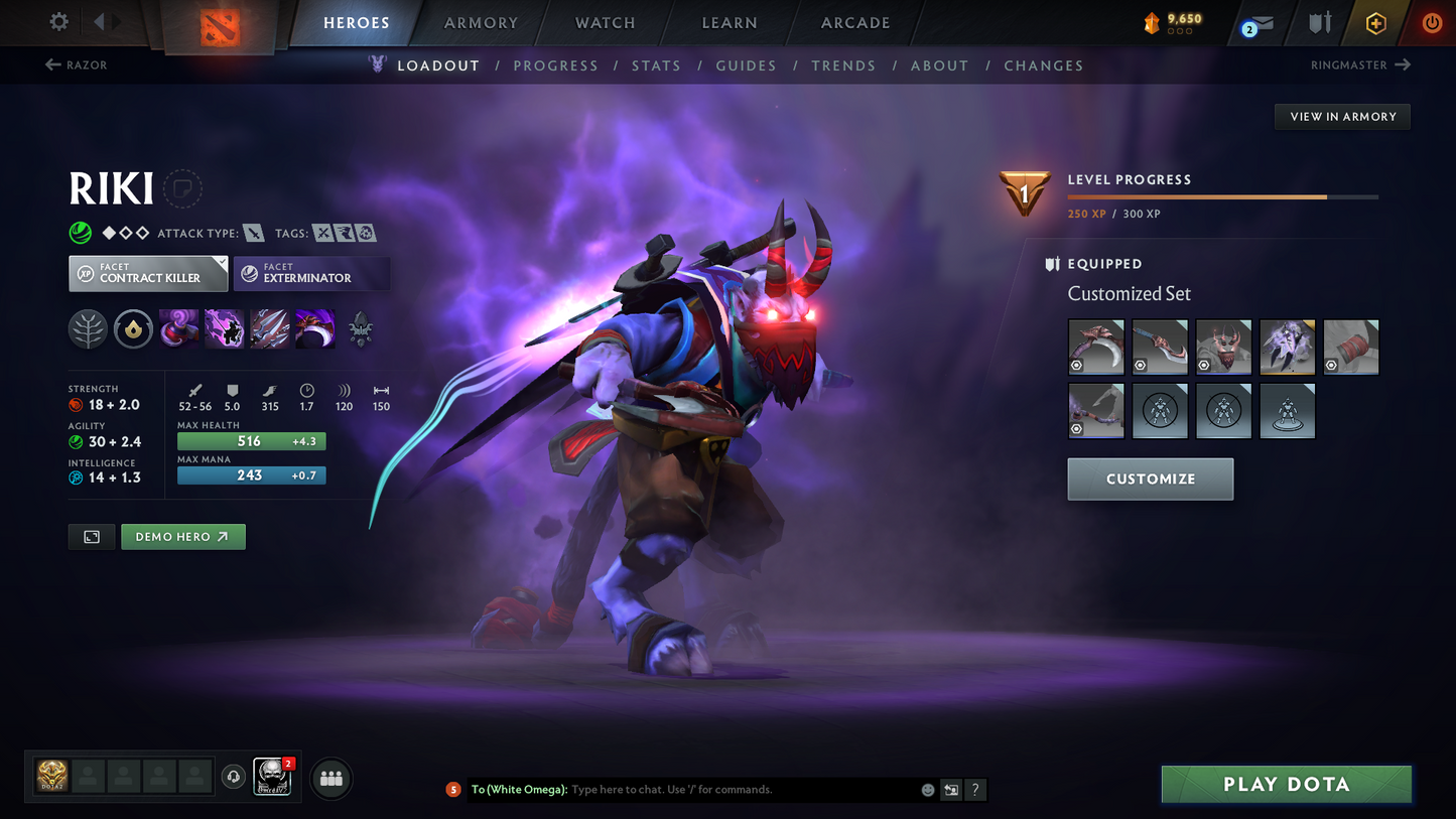 Guardian V | MMR 1194 | Behavior 9416 | x31 MMR DD TOKENS | Crystal Maiden Arcana | Fully Stacked with Exclusive Sets | Trophy Level: 140 | Quick Find Match | Many Items Inside | Full Access