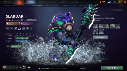 Guardian V | MMR 1194 | Behavior 9416 | x31 MMR DD TOKENS | Crystal Maiden Arcana | Fully Stacked with Exclusive Sets | Trophy Level: 140 | Quick Find Match | Many Items Inside | Full Access