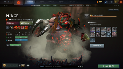 Crusader IV | MMR: 1904 - Behavior Score: 11680 | 2 Arcanas: Pudge & Ogre Magi | Rare Axe Cache Set Included | Many Items & Immortals Inside | 10th Anniversary Sets | 3044 Matches Played | Mainpool | Trophy Level: 322 | Full Access