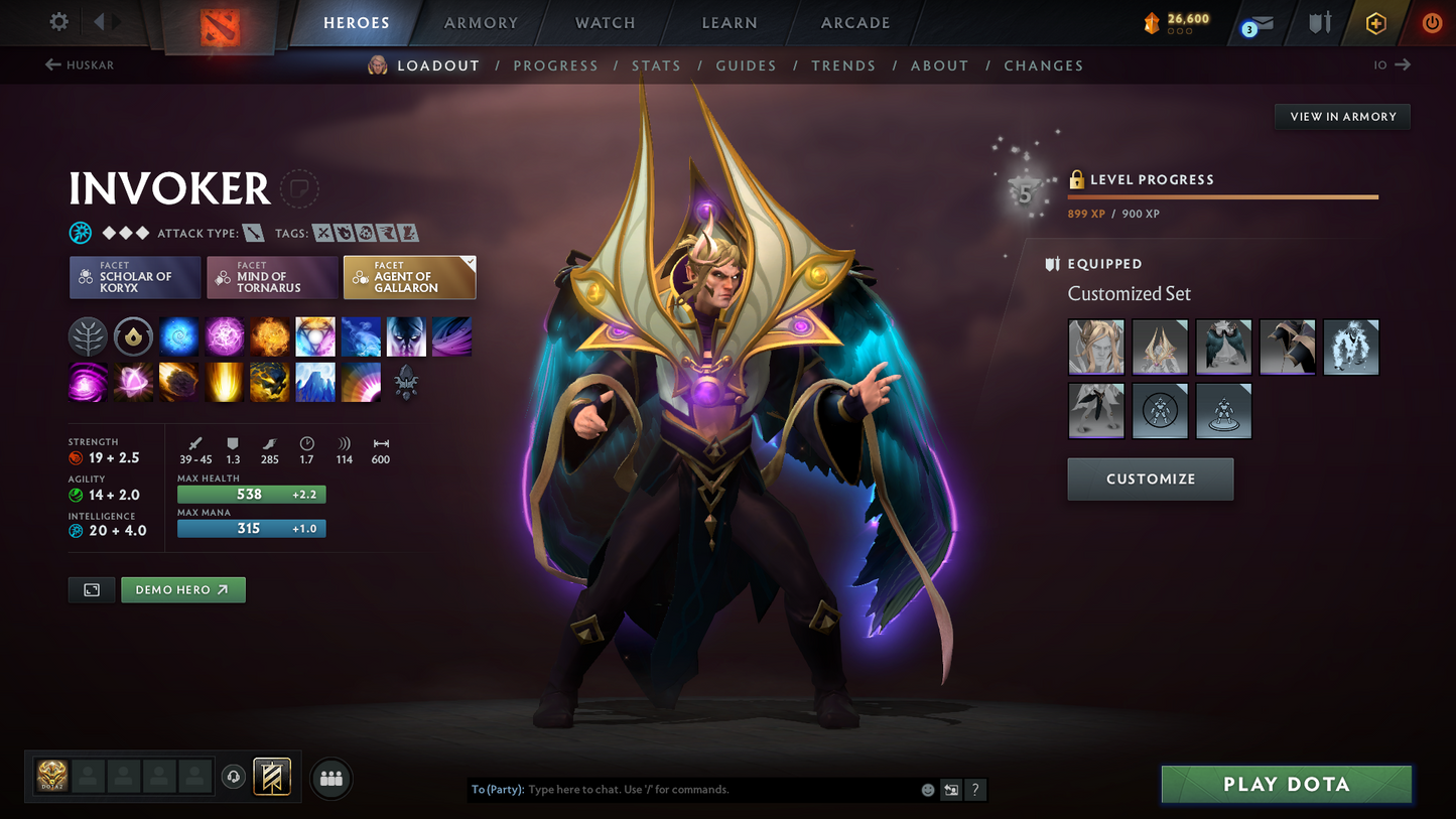 Crusader IV | MMR: 1904 - Behavior Score: 11680 | 2 Arcanas: Pudge & Ogre Magi | Rare Axe Cache Set Included | Many Items & Immortals Inside | 10th Anniversary Sets | 3044 Matches Played | Mainpool | Trophy Level: 322 | Full Access