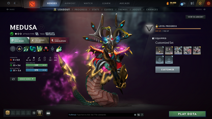 Crusader IV | MMR: 1904 - Behavior Score: 11680 | 2 Arcanas: Pudge & Ogre Magi | Rare Axe Cache Set Included | Many Items & Immortals Inside | 10th Anniversary Sets | 3044 Matches Played | Mainpool | Trophy Level: 322 | Full Access