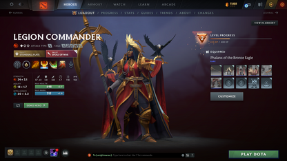 Herald IV | MMR 426 | Behavior 8598 | x77 MMR DD TOKENS | 2 Arcanas: Pudge & Crystal Maiden | Fully Stacked with Exclusive Sets & Immortals | Quick Find Match | Many Items Inside | Full Access