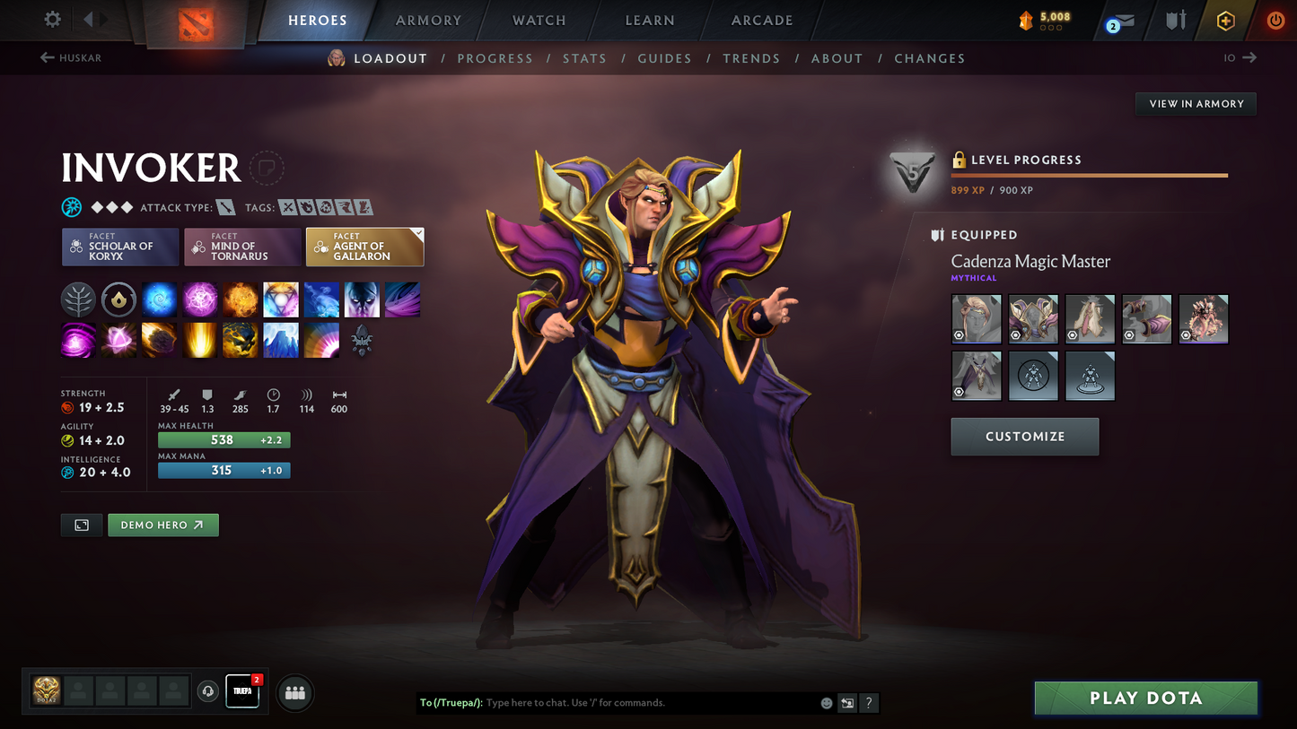 Crusader V | MMR: 2230 | Behavior Score: 9333 | x21 MMR DD TOKENS | Phantom Assassin Arcana | Many Items & Immortals Inside | Mainpool | Trophy Level: 120 | Full Access