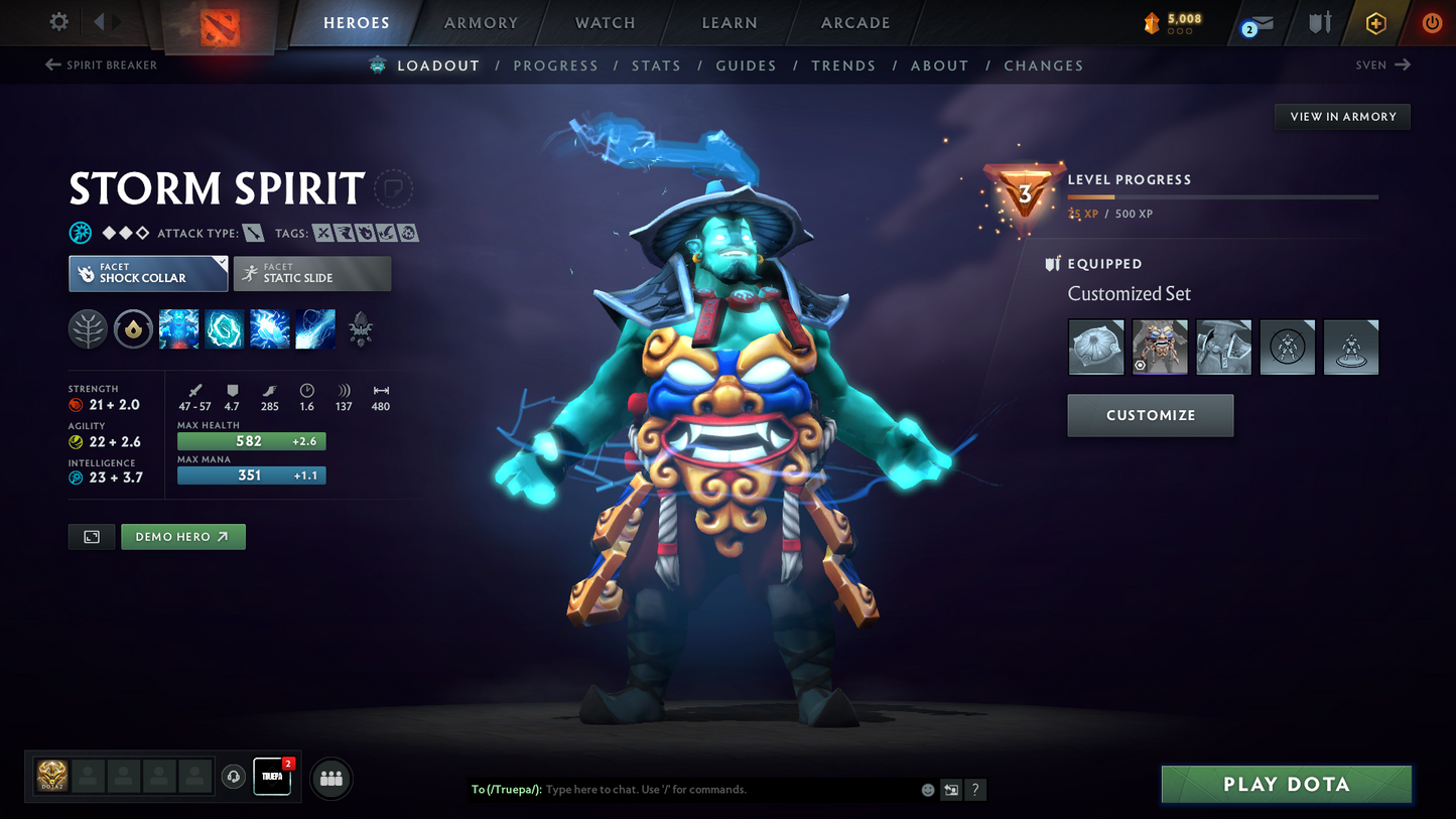 Crusader V | MMR: 2230 | Behavior Score: 9333 | x21 MMR DD TOKENS | Phantom Assassin Arcana | Many Items & Immortals Inside | Mainpool | Trophy Level: 120 | Full Access
