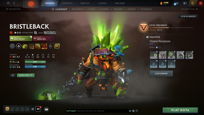 Crusader V | MMR: 2230 | Behavior Score: 9333 | x21 MMR DD TOKENS | Phantom Assassin Arcana | Many Items & Immortals Inside | Mainpool | Trophy Level: 120 | Full Access