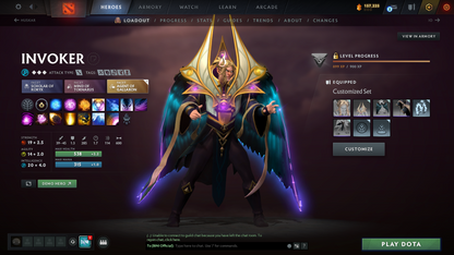 Archon II | MMR: 2528 | Behavior Score: 11217 | Phantom Assassin Arcana | Mirana Persona | Rare PA Cache Set Included | Many Items & Immortals Inside | 10th Anniversary Sets | 1800+ Hours Played | Mainpool | Trophy Level: 236 | Full Access