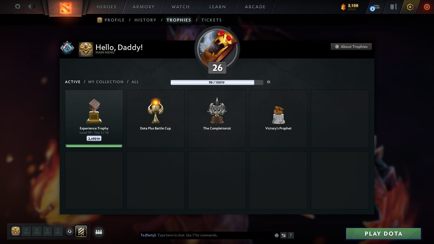 Crusader I | MMR 1478 | Behavior 9573 | Trophy Level: 99 | Quick Find Match | Many Items Inside | Full Access