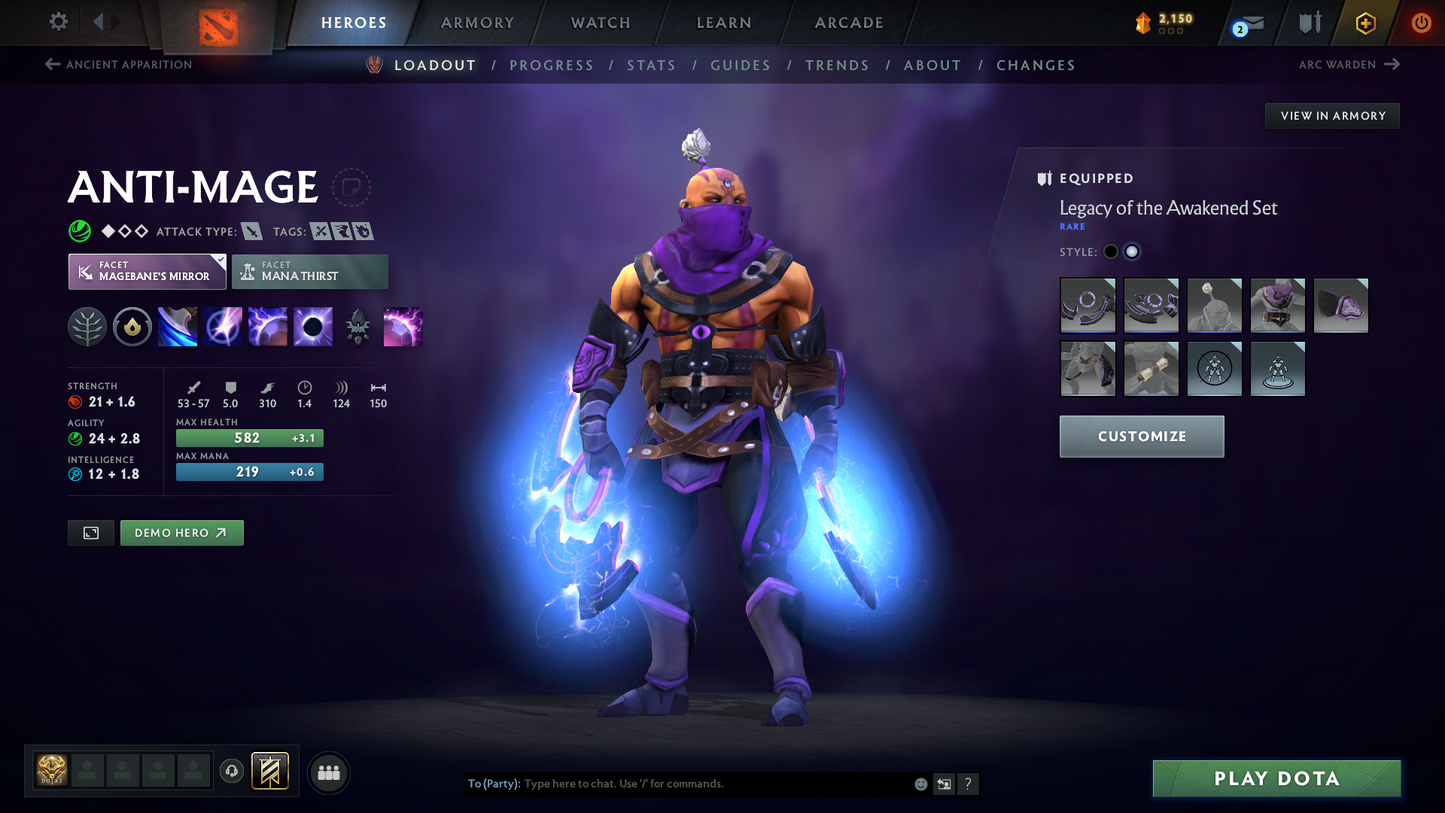 Crusader I | MMR 1478 | Behavior 9573 | Trophy Level: 99 | Quick Find Match | Many Items Inside | Full Access