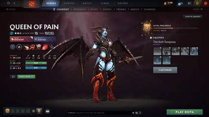Crusader I | MMR 1478 | Behavior 9573 | Trophy Level: 99 | Quick Find Match | Many Items Inside | Full Access
