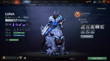 Crusader I | MMR 1478 | Behavior 9573 | Trophy Level: 99 | Quick Find Match | Many Items Inside | Full Access
