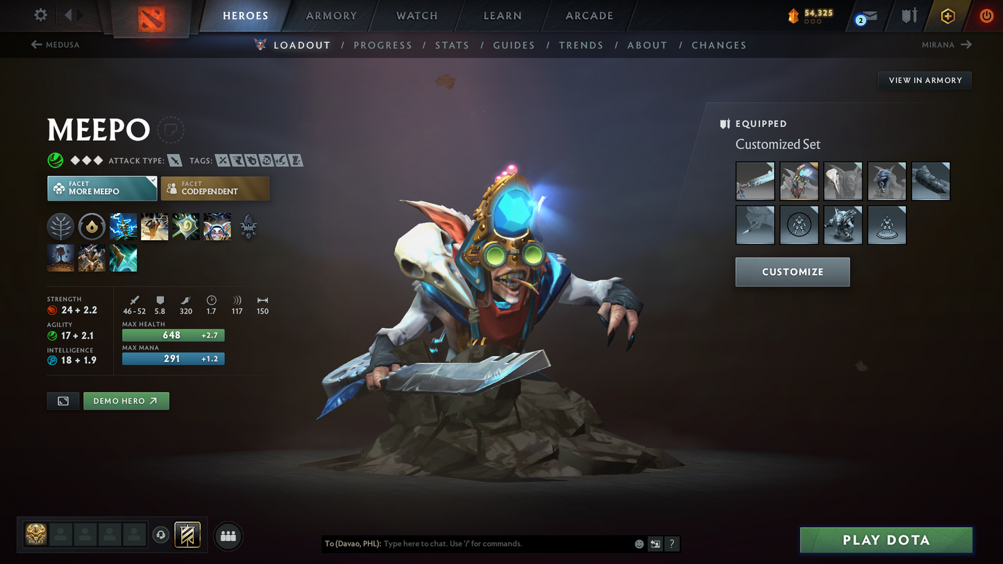 Divine I | MMR 4637 | Behavior 10483 | Hours Played 1590 | Mainpool | Shadow Fiend Arcana | Fully Stacked with Immortals and Sets | Trophy Level: 150+ | Fast Queue | Full Access