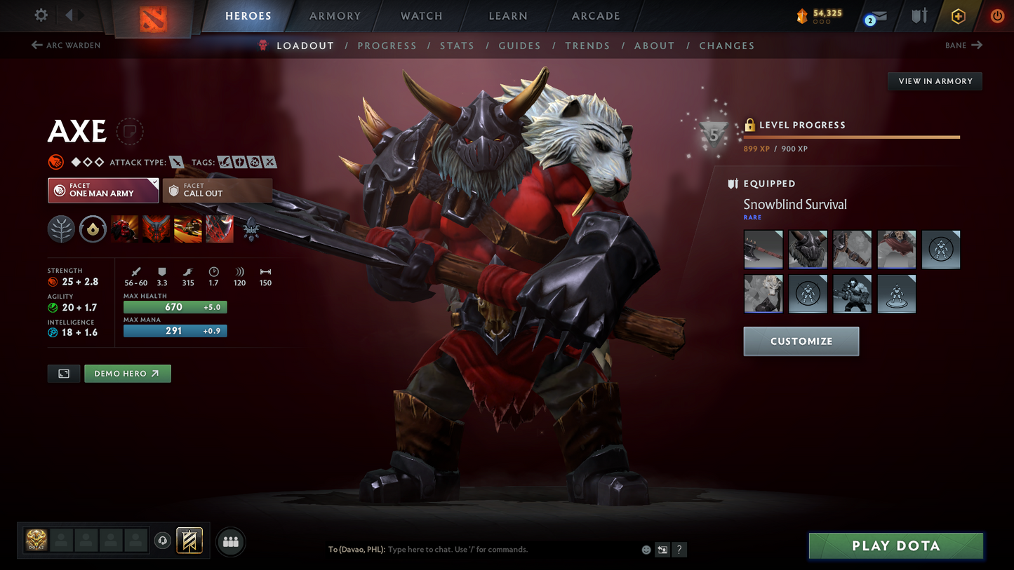 Divine I | MMR 4637 | Behavior 10483 | Hours Played 1590 | Mainpool | Shadow Fiend Arcana | Fully Stacked with Immortals and Sets | Trophy Level: 150+ | Fast Queue | Full Access