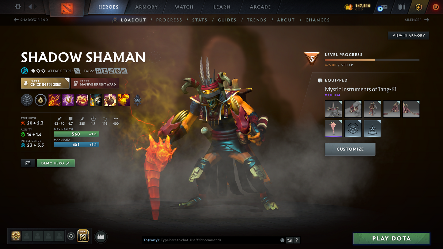 Divine II | MMR 4841 | Behavior 12000 | Mainpool | Juggernaut Arcana | Fully Stacked with Immortals and Sets | Trophy Level: 148+ | Quick Find Match | Perfect Summary | Full Access