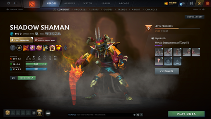 Divine II | MMR 4841 | Behavior 12000 | Mainpool | Juggernaut Arcana | Fully Stacked with Immortals and Sets | Trophy Level: 148+ | Quick Find Match | Perfect Summary | Full Access