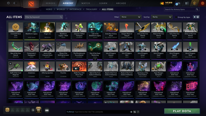Divine II | MMR 4841 | Behavior 12000 | Mainpool | Juggernaut Arcana | Fully Stacked with Immortals and Sets | Trophy Level: 148+ | Quick Find Match | Perfect Summary | Full Access