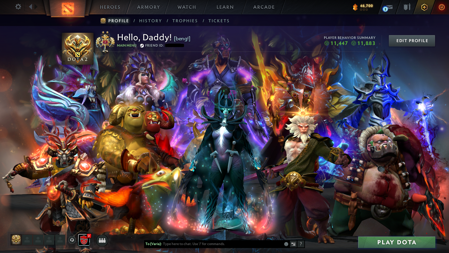 Legend II | MMR 3338 | Behavior 11883 | Mainpool | 3 Arcanas: Phantom Assassin (Style 2 Unlocked), Monkey King, Ogre Magi | Fully Stacked with Immortals and Sets | 3000+ Matches Played | Fast Find Match | Perfect Summary | Full Access