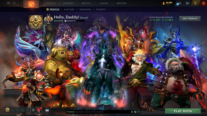Legend II | MMR 3338 | Behavior 11883 | Mainpool | 3 Arcanas: Phantom Assassin (Style 2 Unlocked), Monkey King, Ogre Magi | Fully Stacked with Immortals and Sets | 3000+ Matches Played | Fast Find Match | Perfect Summary | Full Access