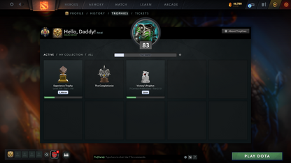 Legend II | MMR 3338 | Behavior 11883 | Mainpool | 3 Arcanas: Phantom Assassin (Style 2 Unlocked), Monkey King, Ogre Magi | Fully Stacked with Immortals and Sets | 3000+ Matches Played | Fast Find Match | Perfect Summary | Full Access