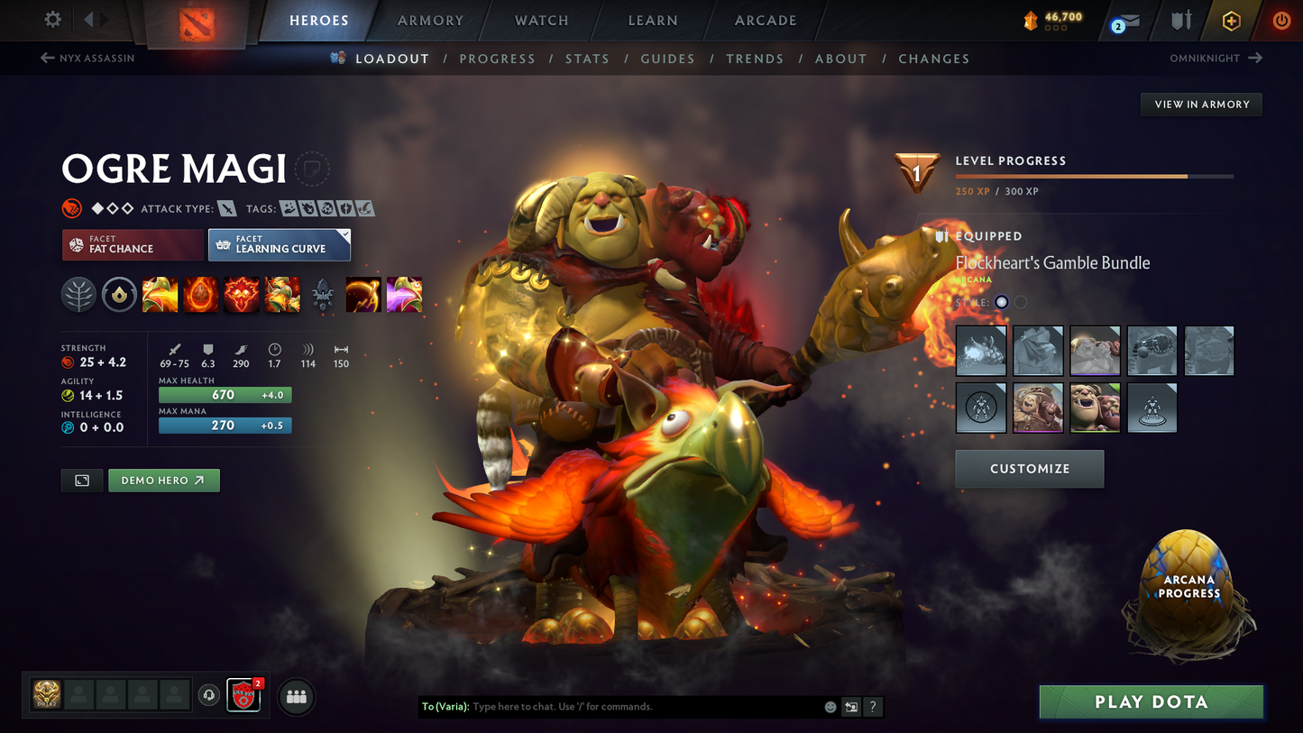 Legend II | MMR 3338 | Behavior 11883 | Mainpool | 3 Arcanas: Phantom Assassin (Style 2 Unlocked), Monkey King, Ogre Magi | Fully Stacked with Immortals and Sets | 3000+ Matches Played | Fast Find Match | Perfect Summary | Full Access