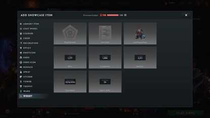 Archon II | MMR: 2476 | Behavior Score: 10535 | 2 Arcanas: Juggernaut & Ogre Magi | 2000+ Matches Played | Many Immortals & Sets | Mainpool | Trophy Level: 281 | Full Access