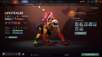 Archon II | MMR: 2476 | Behavior Score: 10535 | 2 Arcanas: Juggernaut & Ogre Magi | 2000+ Matches Played | Many Immortals & Sets | Mainpool | Trophy Level: 281 | Full Access