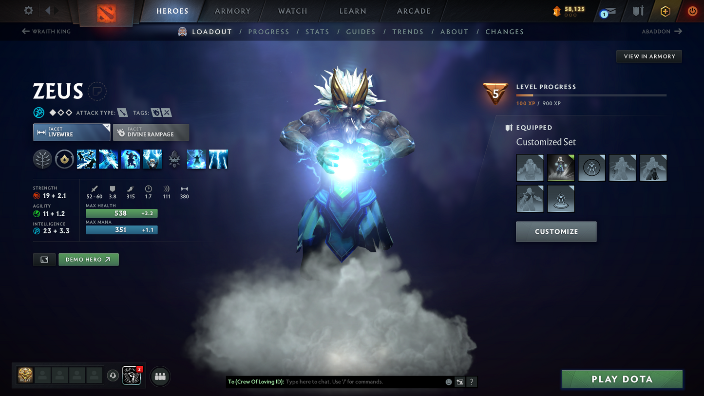 Divine III | MMR: 5083 | Behavior Score: 12000 | x40 MMR DD TOKENS | 4 Arcanas: Phantom Assassin, Monkey King, Zeus, Ogre Magi | 10th Anniversary Sets | 2,000+ Matches | Mainpool | Trophy Level: 261| Full Access