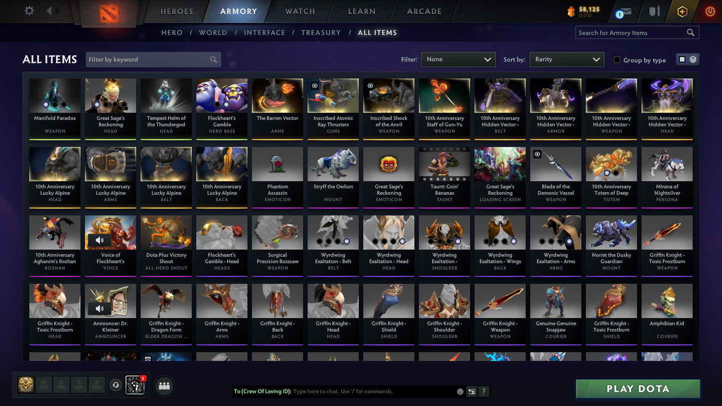 Divine III | MMR: 5083 | Behavior Score: 12000 | x40 MMR DD TOKENS | 4 Arcanas: Phantom Assassin, Monkey King, Zeus, Ogre Magi | 10th Anniversary Sets | 2,000+ Matches | Mainpool | Trophy Level: 261| Full Access